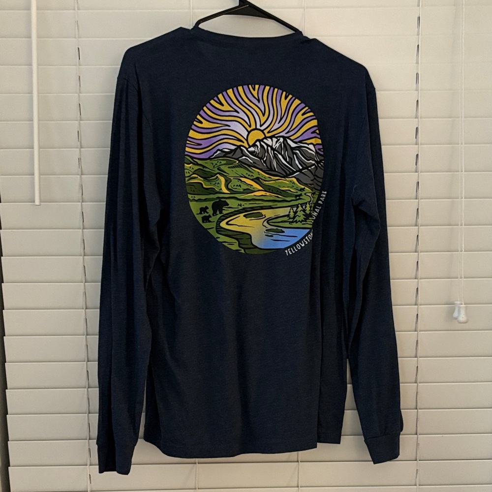 Yellowstone Navy Long Tee